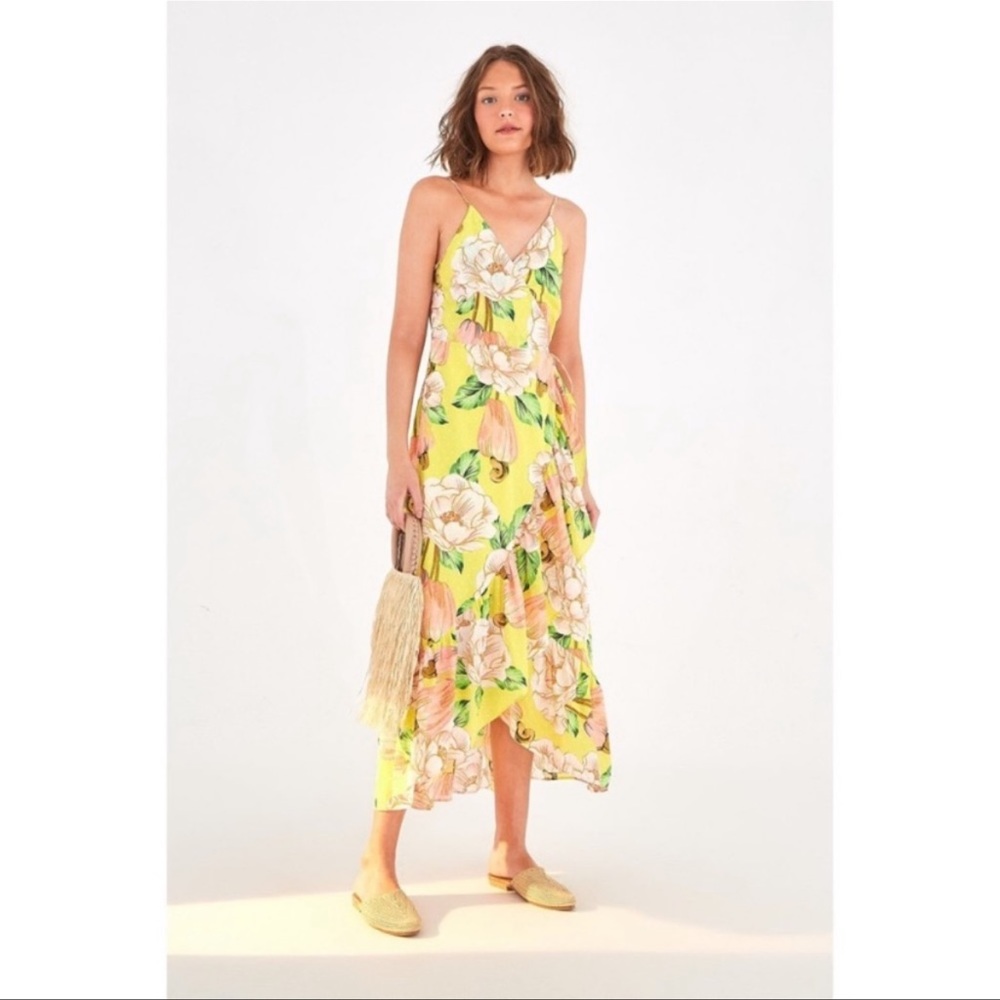 Anthropologie Neoma FARM Rio wrap dress